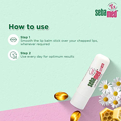 Sebamed Lip Defense SPF 30 - Dry Lip Balm with Vitamin E