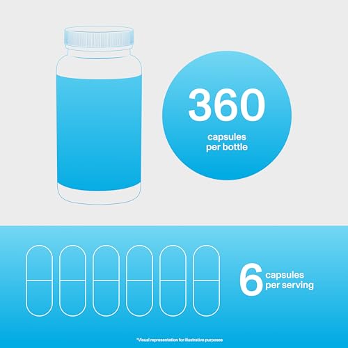 Vital Proteins Collagen Peptides - 550mg, 360 Capsules (Daily Wellness Support)