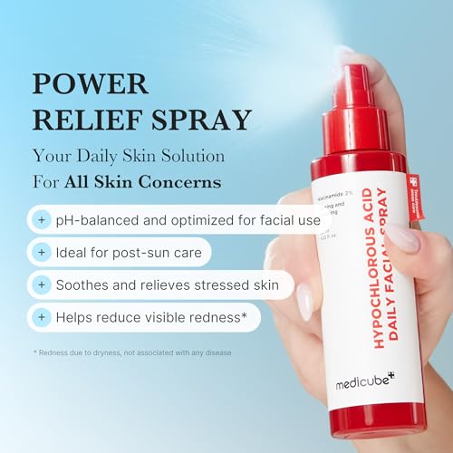 Medicube Power Soothing Spray - Hypochlorous Acid Facial Mist for All Skin Types