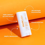 Thinkbaby SPF 30 Sun Cream Stick – Safe for Babies, Kids & Adults – Vegan, Mineral, Water Resistant, Reef Friendly