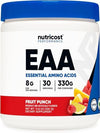 Nutricost EAA Powder: Fuel Your Muscles with Essential Amino Acids (Fruit Punch)