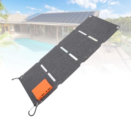 Ejoyous 40W Portable Solar Charger - USB Foldable Solar Panel for Phones, Power Banks, and Tablets
