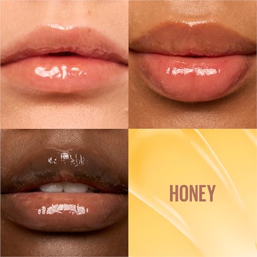 Maybelline New York Lifter Gloss Honey'd - Hydrating Lip Gloss with Hyaluronic Acid - Shade 026 Honey