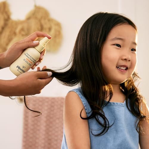 Pipette Leave-In Hair Detangler: Silicone-free, Plant-Derived for All Hair Types