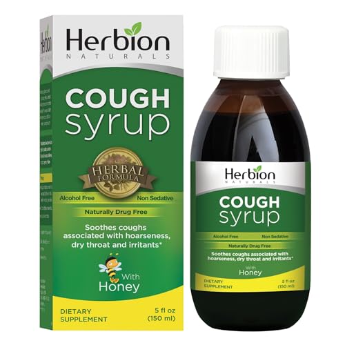Herbion Naturals Honey Cough Syrup - Immune Support & Lung Health - 150ml