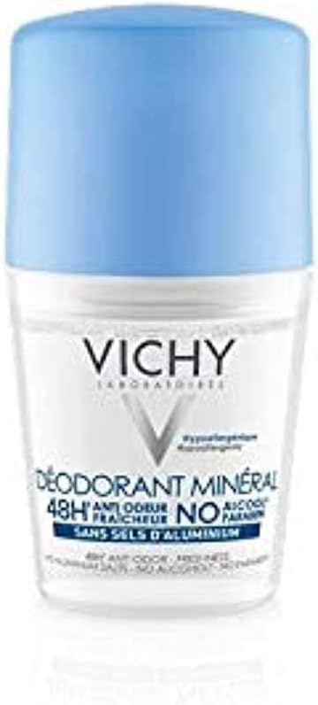 Vichy Unisex Roll-On Deodorant - 50ml - Gentle Daily Protection
