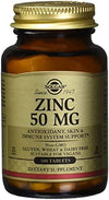 Solgar Zinc 50 Mg, 100 Tablets - Zinc for Healthy Skin, Immune System and Antioxidant Support- 100 Servings, 100 Count