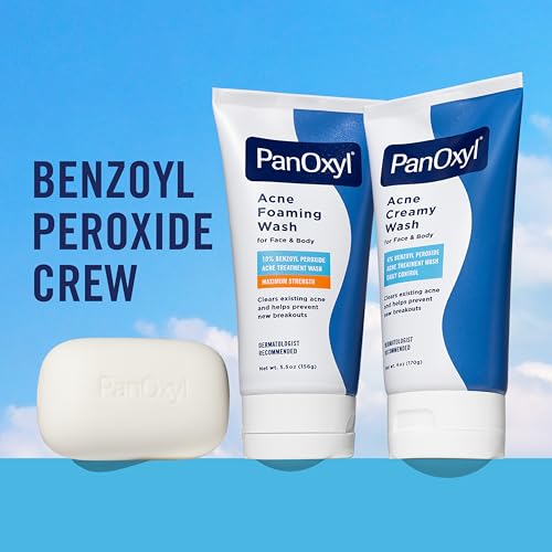 PanOxyl Antimicrobial Acne Creamy Wash with 4% Benzoyl Peroxide - 6 oz