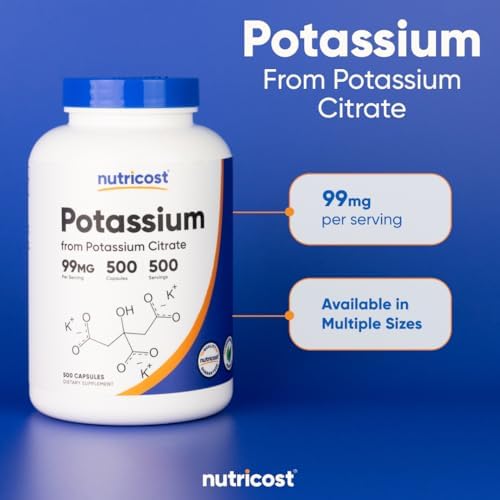 Nutricost Potassium Citrate Supplement - Supports Healthy Electrolyte Balance