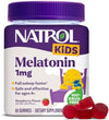Natrol, Kids, Melatonin Gummies, Ages 4+, Raspberry, 1 mg, 60 Gummies