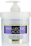 Advanced Clinicals Hyaluronic Acid Anti-Aging Cream - Hydrates & Plumps Skin