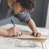 ELECDON 12-Piece Graphite & Charcoal Pencil Set - Professional Drawing Kit