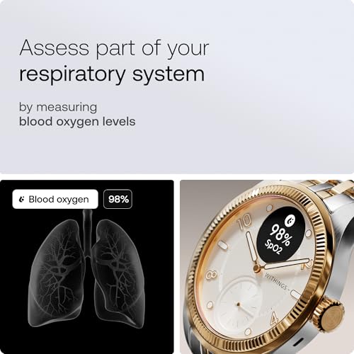 Withings Scanwatch Nova Brilliant – Health Hybrid Smartwatch with SPO2 & Temperature