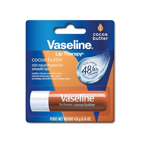 Vaseline Lip Therapy Cocoa Butter - 4.8g for Deeply Hydrated Lips