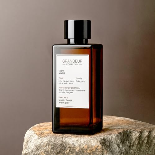Elegant Luxury Fragrance Grandeur Noble 200ml | Long-Lasting Unisex Perfume with Spicy Amber Woody Notes