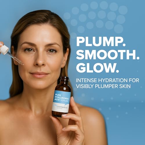 Cosmedica Skincare 100% Pure Hyaluronic Acid Serum - Anti-Aging & Intense Hydration (8 oz)