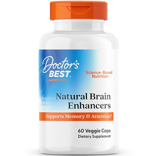 Doctor's Best Natural Brain Enhancers - Cognitive Support (60 Veggie Caps)
