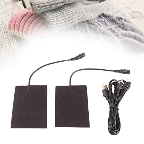 Keenso 2-in-1 USB Rechargeable Carbon Fiber Heating Pad - Portable Hand & Neck Warmer