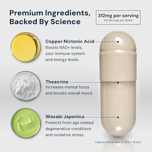 HPN Supplements NAD3 NAD+ Booster - 311mg, 120 Capsules (2 Month Supply)