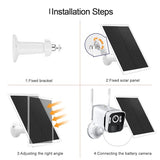 10W IP66 Waterproof Solar Panel for Security Cameras