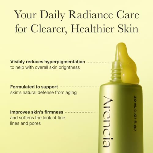 Arencia Vitamin C Booster Serum with Glutathione, Niacinamide, Vitamin E for Glow Skin