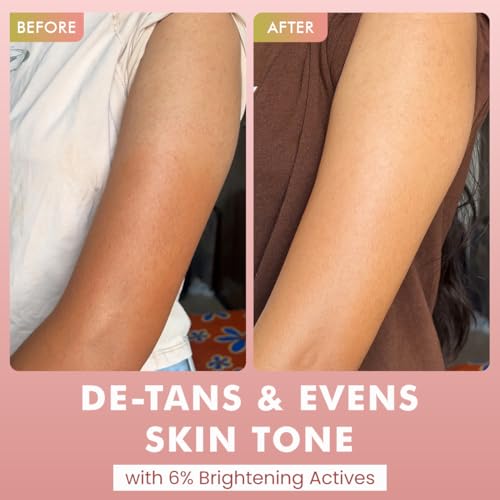 mCaffeine 1% Glycolic Acid Detan Body Wash - Brightens & Smoothens Skin - 300ml