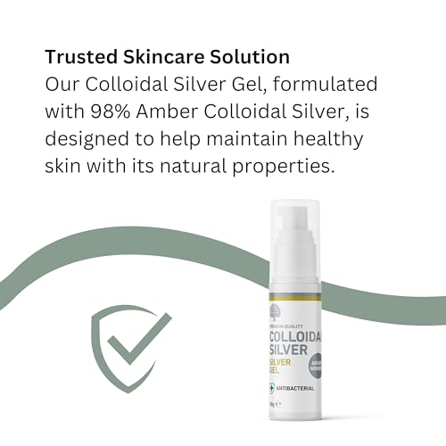 Nature's Greatest Secret Premium Antibacterial Colloidal Silver Multi-Purpose Gel - 50g
