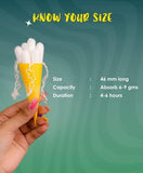 Lemme Be Heavy Flow Tampons: 100% Organic Cotton, Biodegradable