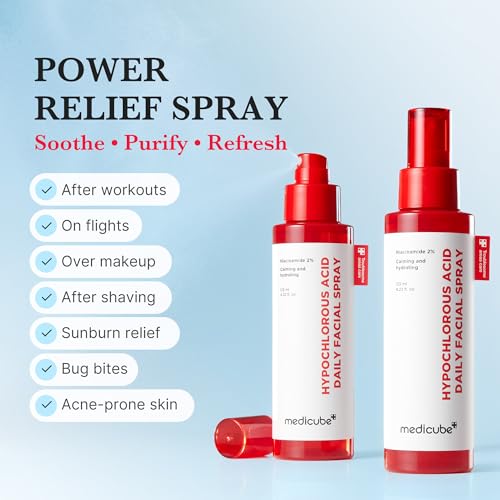 Medicube Power Soothing Spray - Hypochlorous Acid Facial Mist for All Skin Types