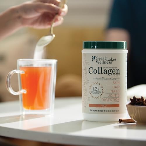 Great Lakes Wellness Chai Flavored Collagen - 283g