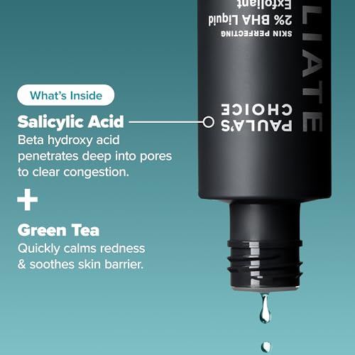 Paula's Choice Skin Perfecting 2% BHA Liquid Salicylic Acid Exfoliant Duo - Gentle Leave-On Exfoliant (Set of 2)