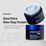 Medicube Zero Pore One-Day Cream 1.7 fl.oz - Pore Refining & Oil Control with Panthenol, Salicylic Acid & Niacinamide - Korean Skincare