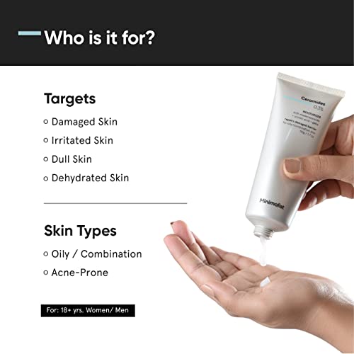 Minimalist 0.3% Ceramide Moisturizing Gel Cream - Oil-Free Barrier Repair for Oily Skin