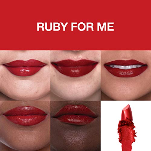 Maybelline Color Sensational Made for All Lipstick - Ruby For Me, Hydrating Red Lip Color, 1 Count