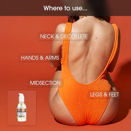 Advanced Clinicals Brightening Vitamin C Body Oil | Glow Oil with Vitamin E & Botanicals for Dark Spots & Dry Skin | 3.8 Fl Oz