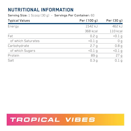 Applied Nutrition Beef XP Clear Hydrolyzed Protein Isolate - Tropical Vibes 1.8kg