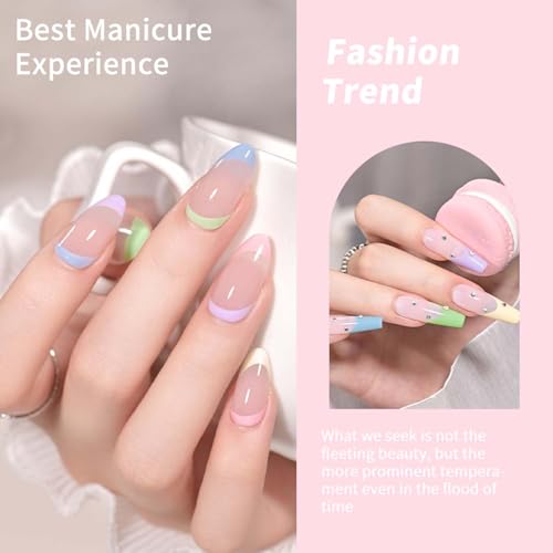 Modelones 9-Piece 15ml Gel Polish Set | 3D Enamel Colors for DIY Manicure