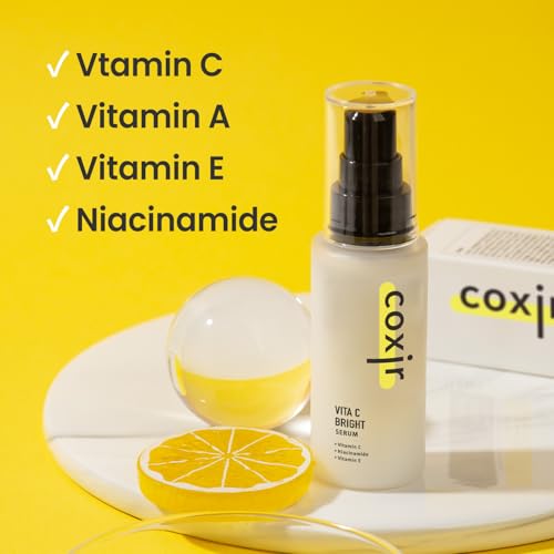 coxir Vita C Niacinamide Facial Serum | Brightening K-Beauty Treatment 50ml