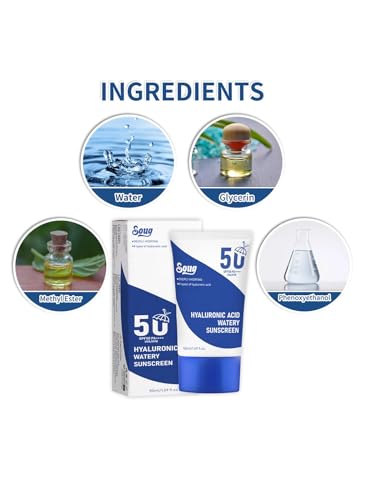 Hyaluronic Acid Sun Gel SPF50+, Daily UV Defense for Face & Body