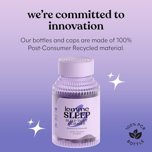Limi Sleep Gummies - Drug Free with Melatonin, Elderberry, Magnesium, Theanine, Chamomile, Lavender - 60 Count