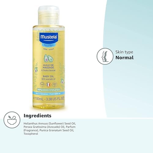 Mustela PN Massage Oil - 100ml - Soothing & Nourishing
