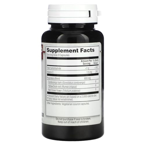 Kroeger Herb Candida Formula Capsules - 100 Count for Yeast Balance