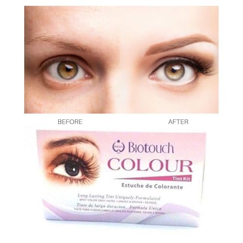 BioTouch Eye Lash Colour Tint Kit - Black - Professional Eyelash Tinting