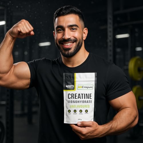 Creapure Creatine Monohydrate - 300g Unflavored Powder for Strength & Performance