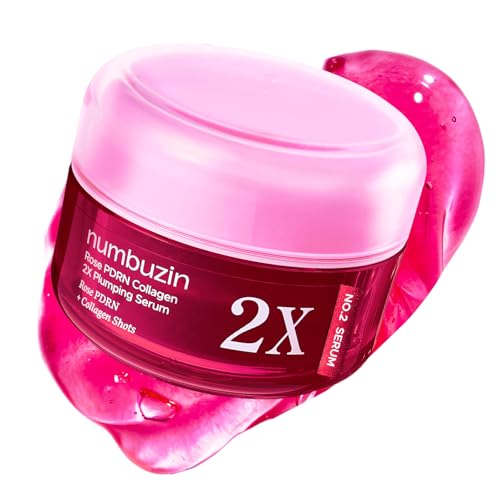 numbuzin No.2X Rose PDRN Collagen 2X Plumping Serum – Hydrating Firming Serum