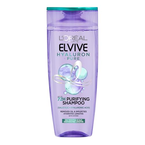 L'Oréal Paris Elvive Hyaluron Pure Shampoo for Oily Scalp & Dehydrated Lengths 600ml