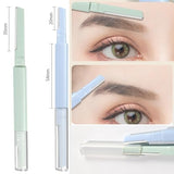 Women Facial Razor for Dermaplaning - Double Head Blades for Hair Removal | 8 Packs Travel-Friendly Razors
