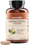 NatureWise, Ashwagandha for Stress, 60 Vegan Capsules