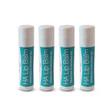 Hyalogic HA Lip Balm - Hyaluronic Acid & Coconut Oil - Unflavored - 4 Sticks