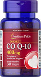 Puritans Pride CoQ10 400 Mg Capsules for Cellular Energy 30 Count